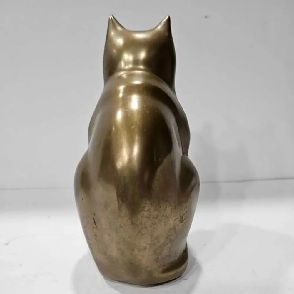 Vintage Brass Cat Figurine